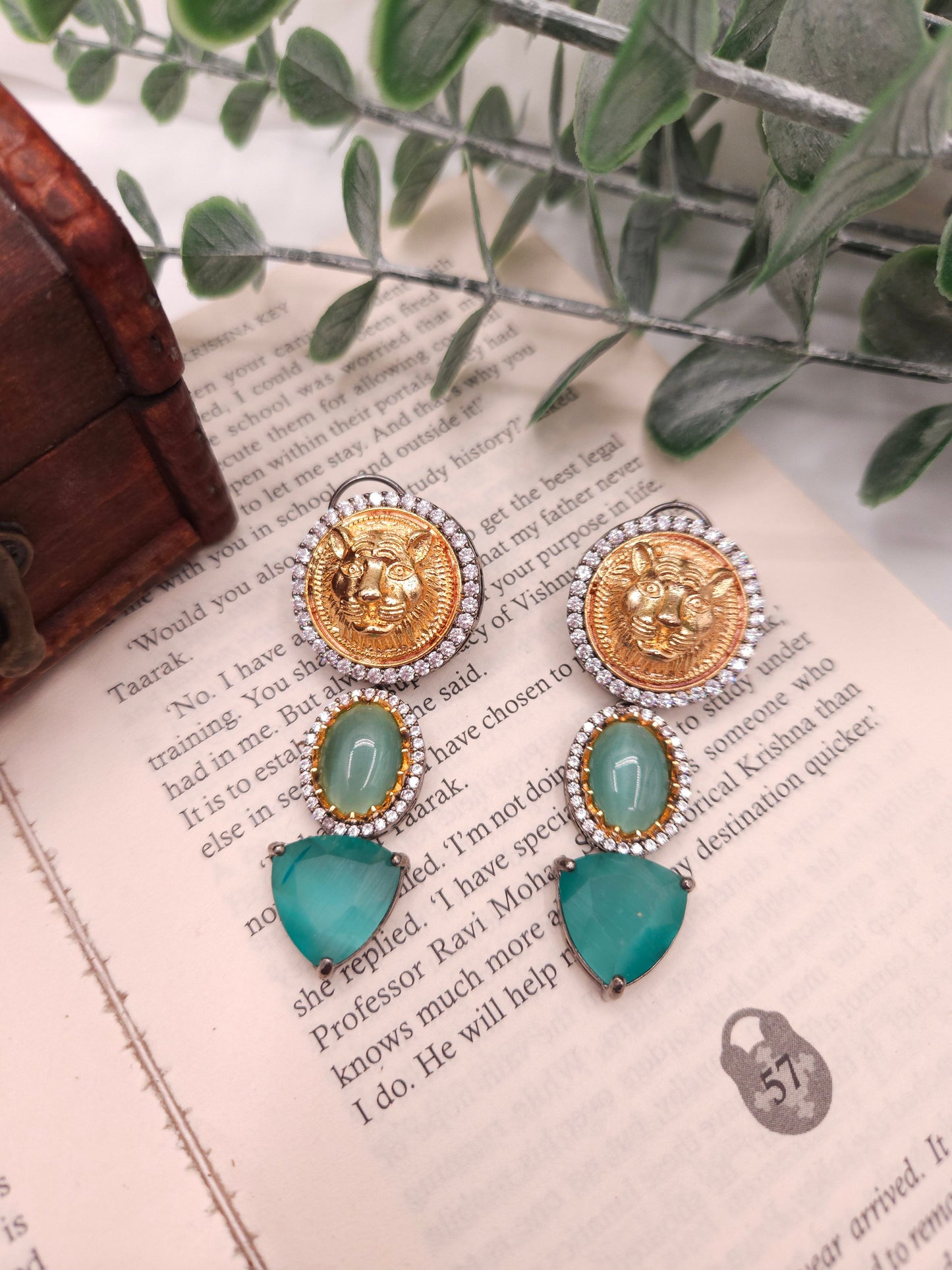 Hasika sabyasachi inspired contemporary earrings