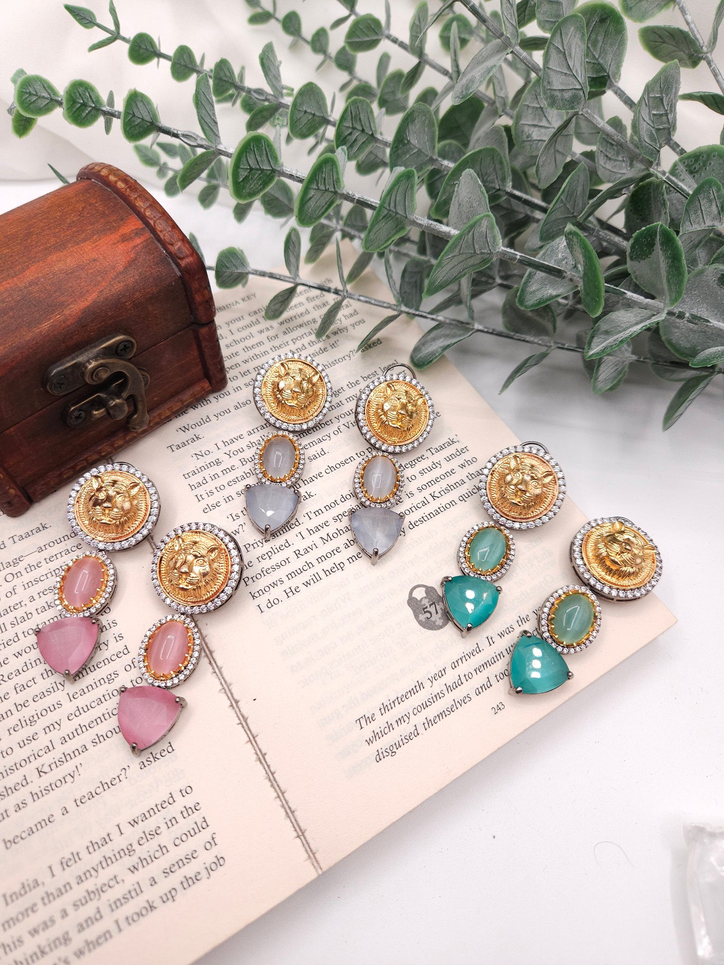 Hasika sabyasachi inspired contemporary earrings