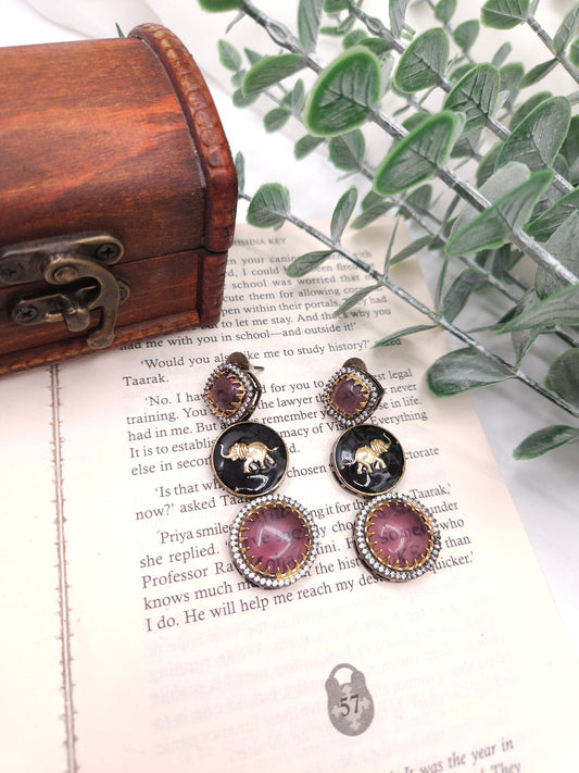 Hasika sabyasachi inspired contemporary earrings