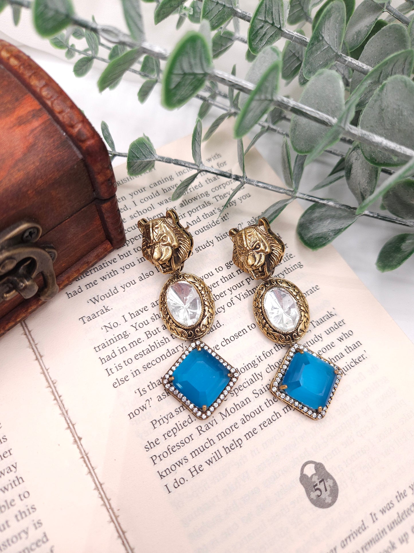 Hasika sabyasachi inspired contemporary earrings
