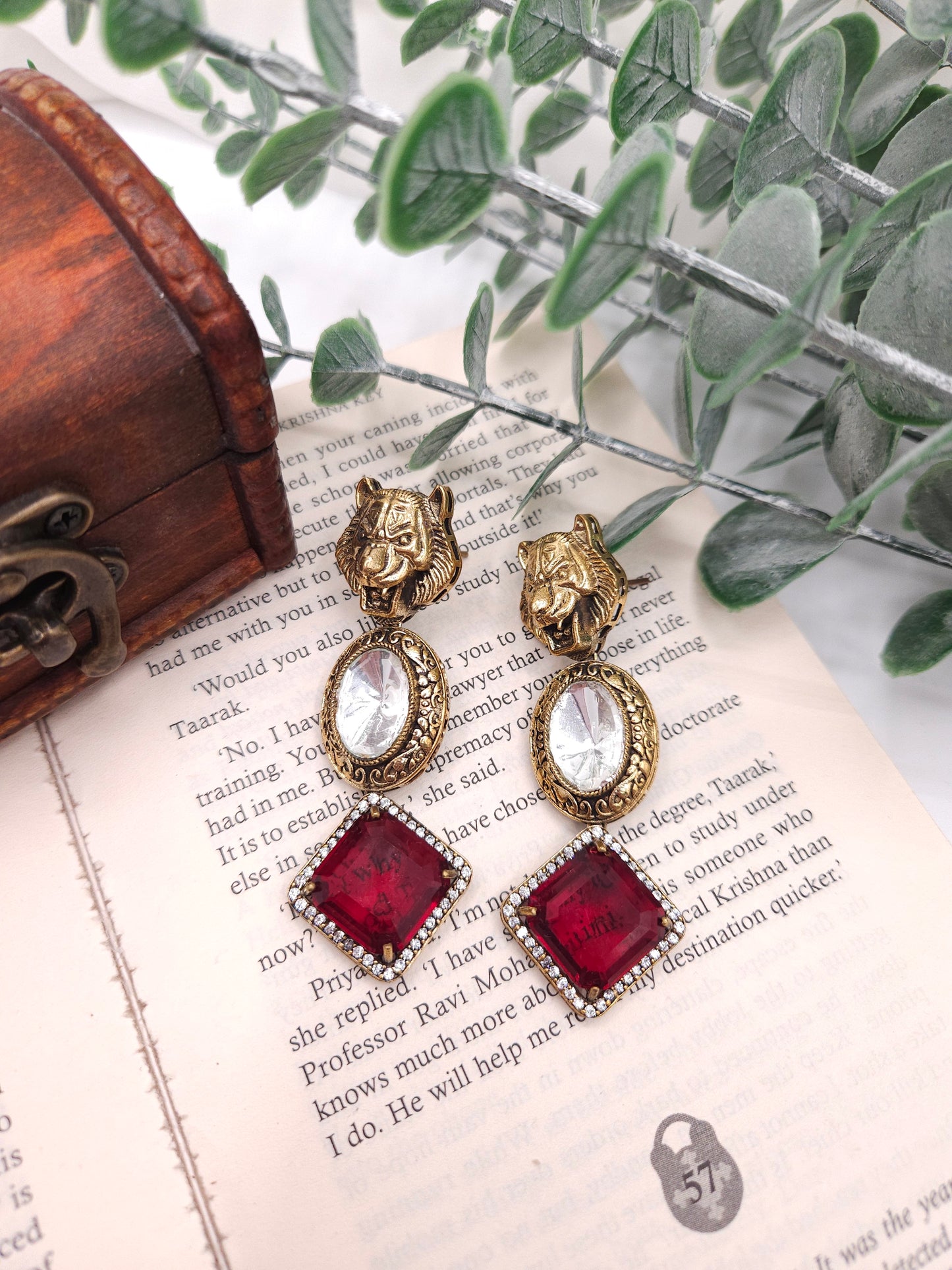 Hasika sabyasachi inspired contemporary earrings
