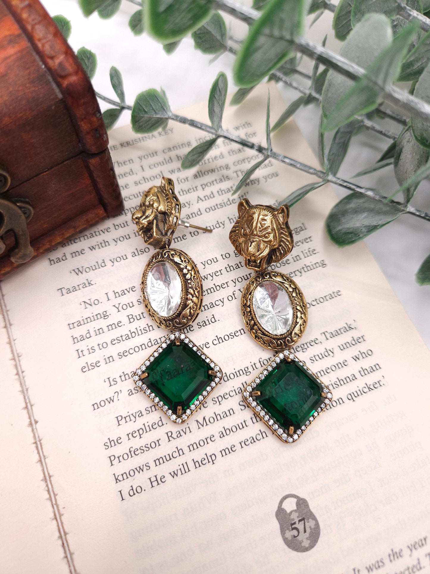 Hasika sabyasachi inspired contemporary earrings