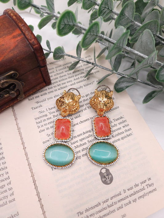 Hasika sabyasachi inspired contemporary earrings