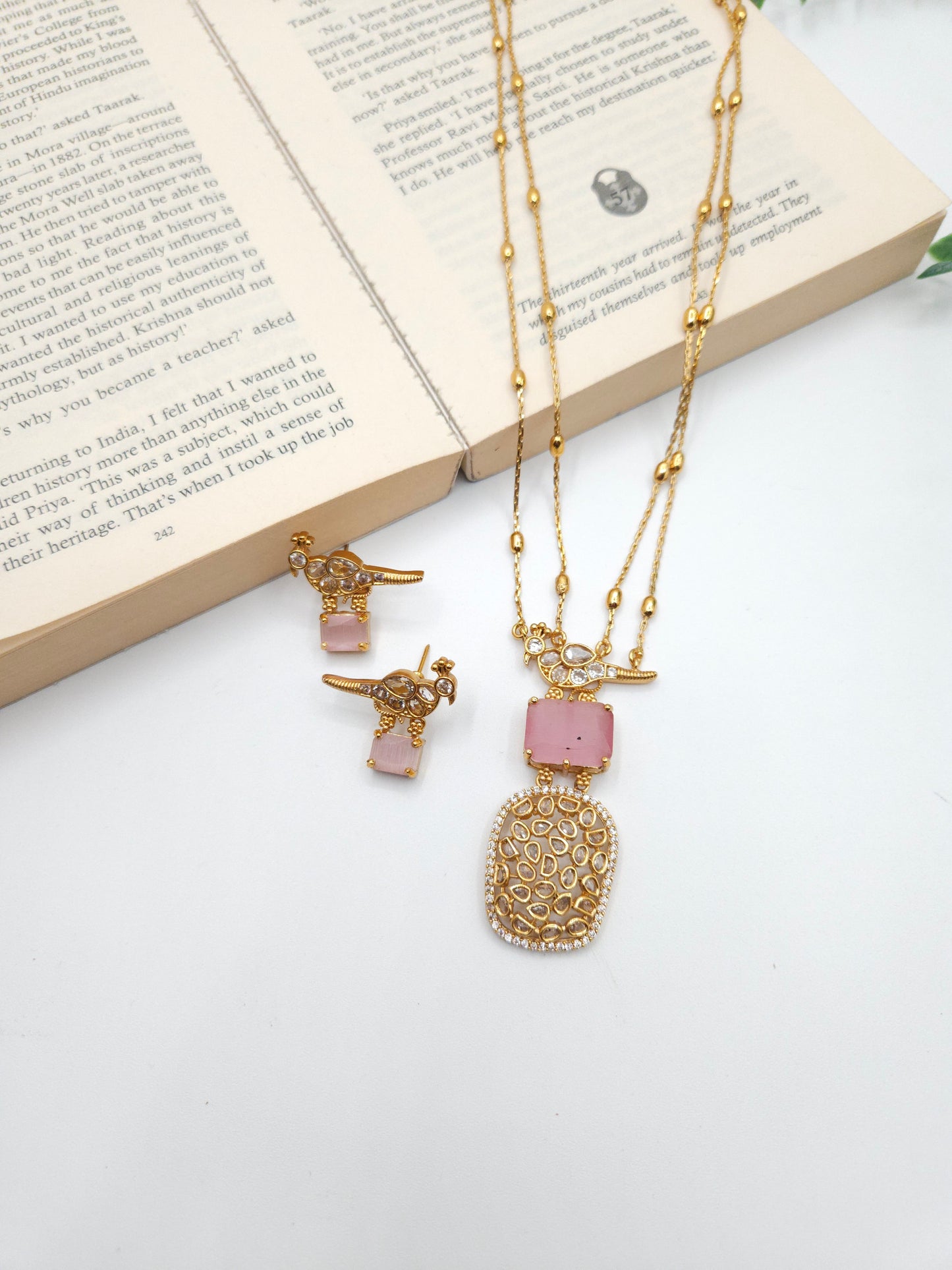 Chandra Polki necklace set
