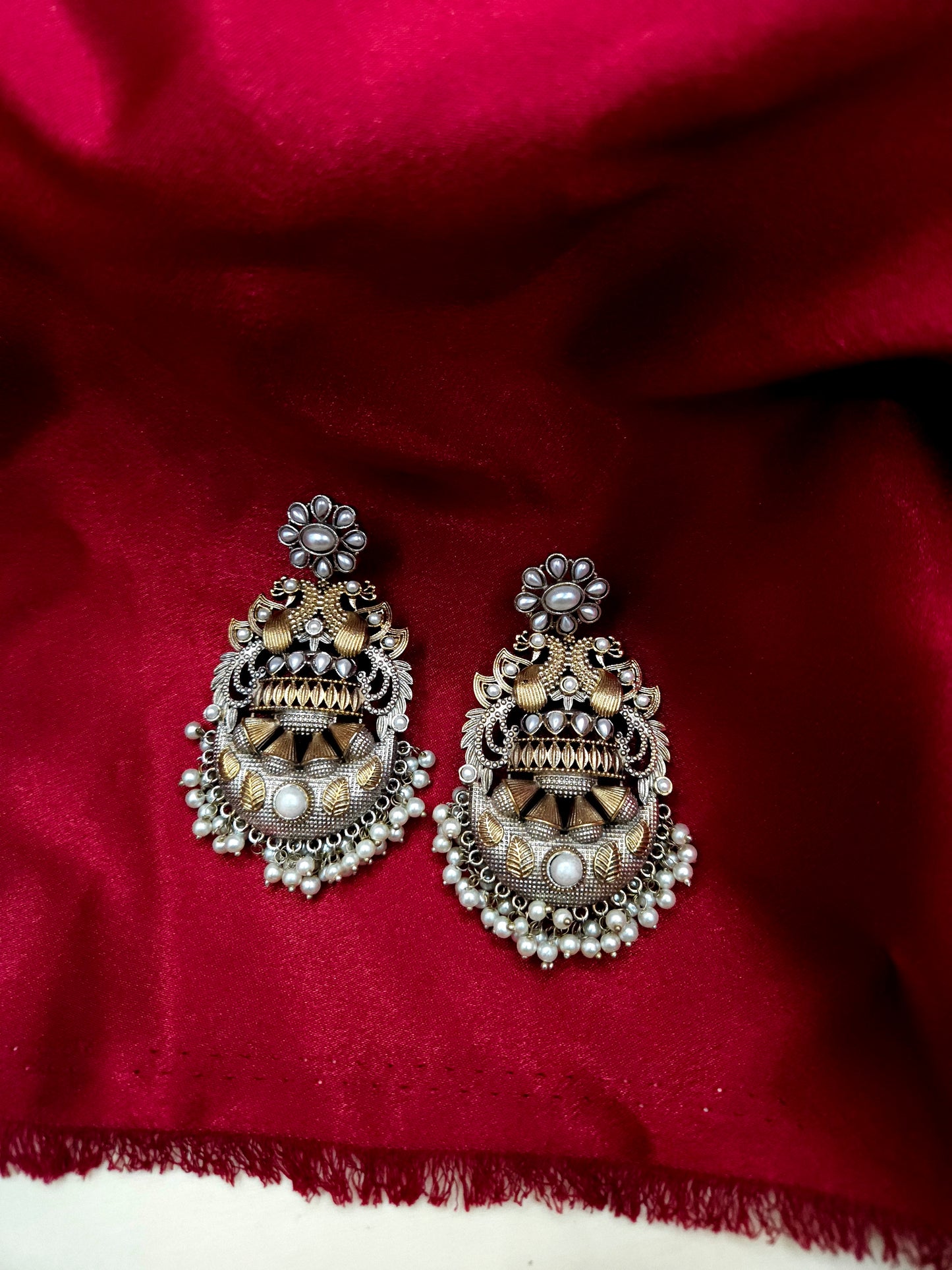 Anthara light weight dualtone earrings