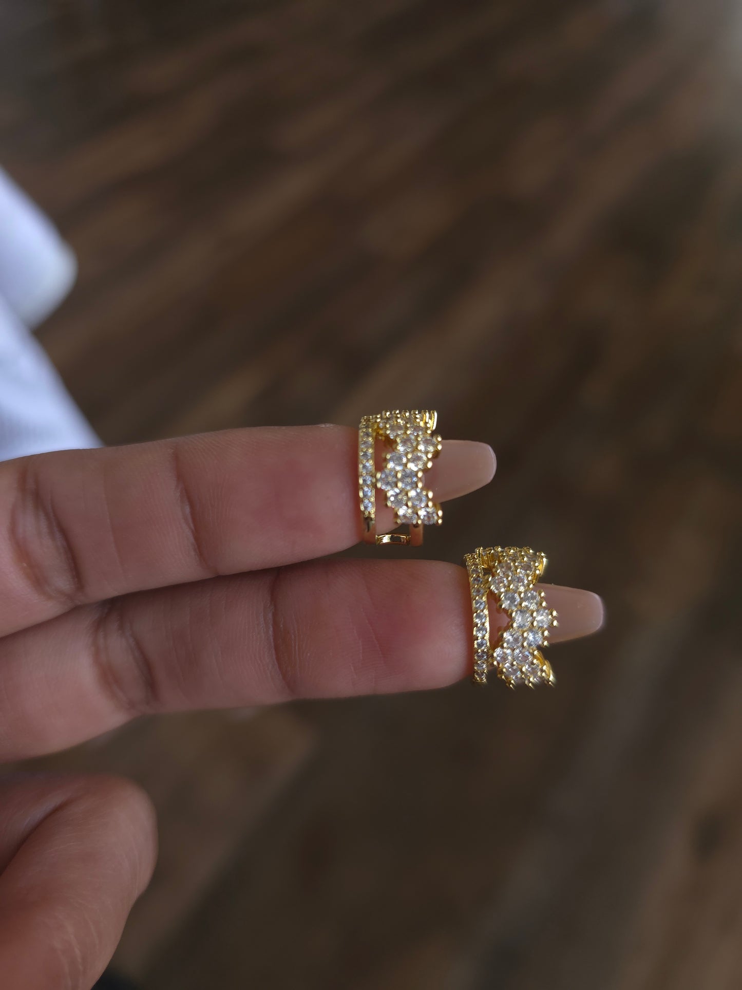 Non pierced stainless steel earcuffs earrings