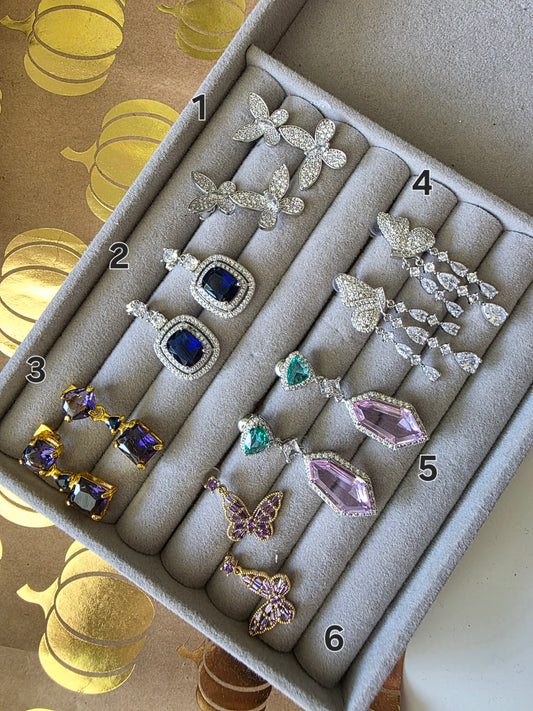 Ariana dainty CZ earrings