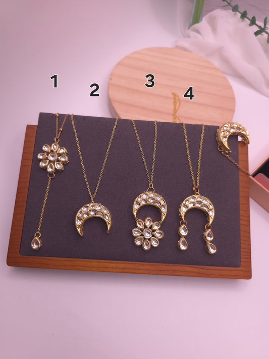 Moon kundan dainty collection