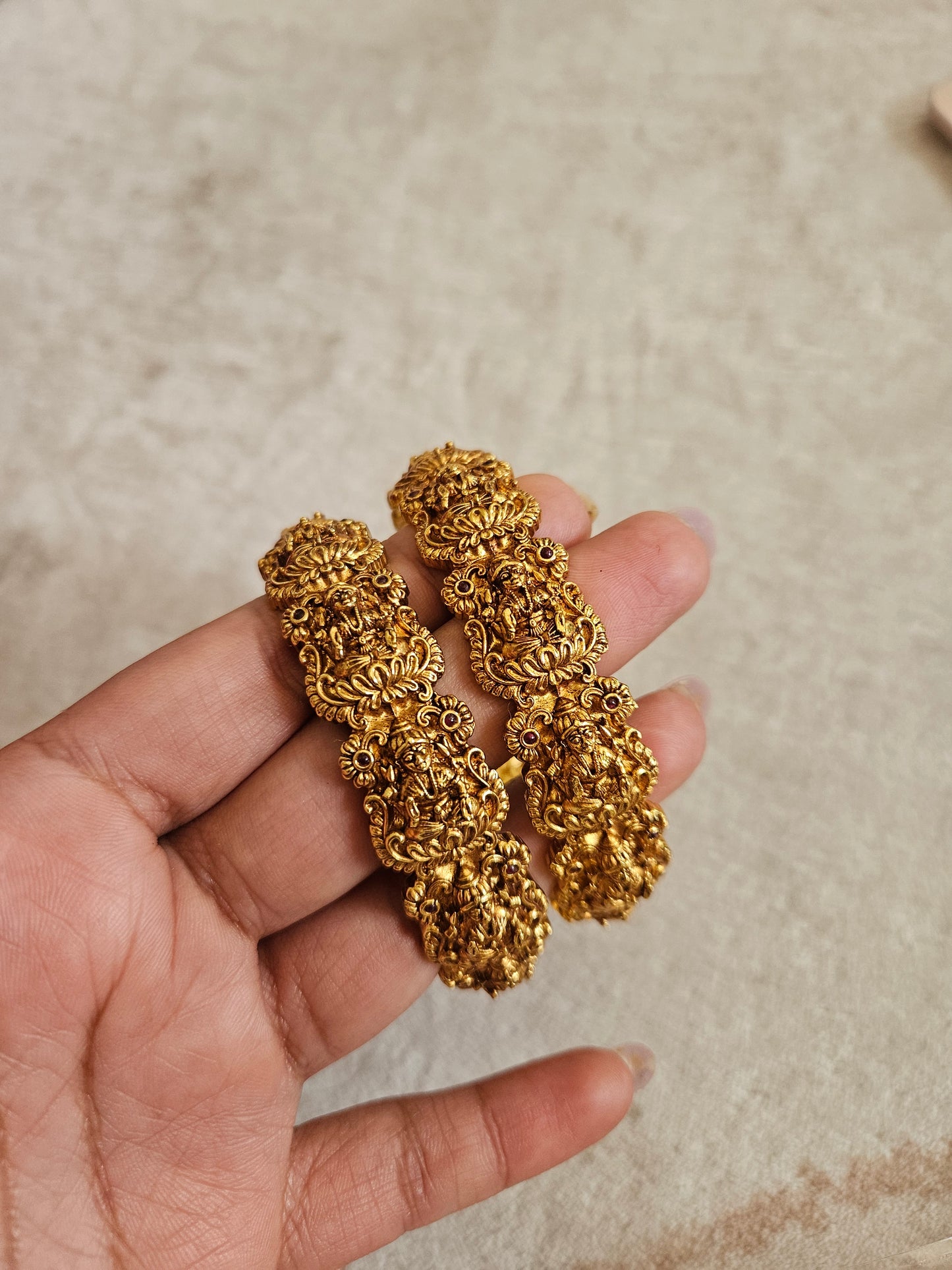 Nakshi antique Goldplated bangle(price for 1 bangle)