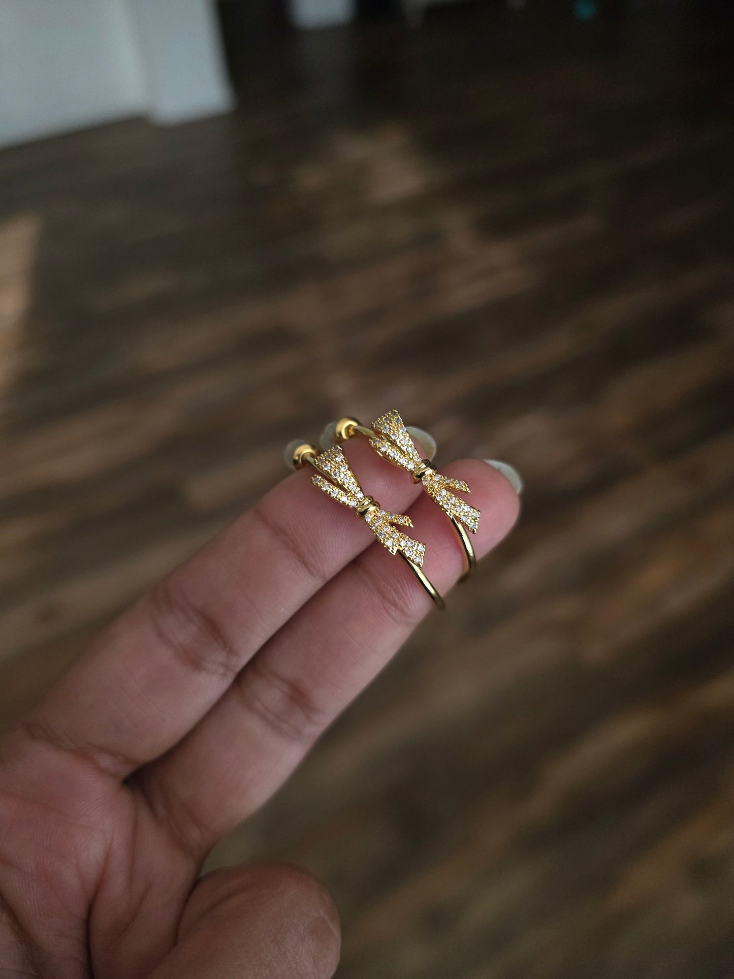 Ariana stainless contemporary hoop earrings collection