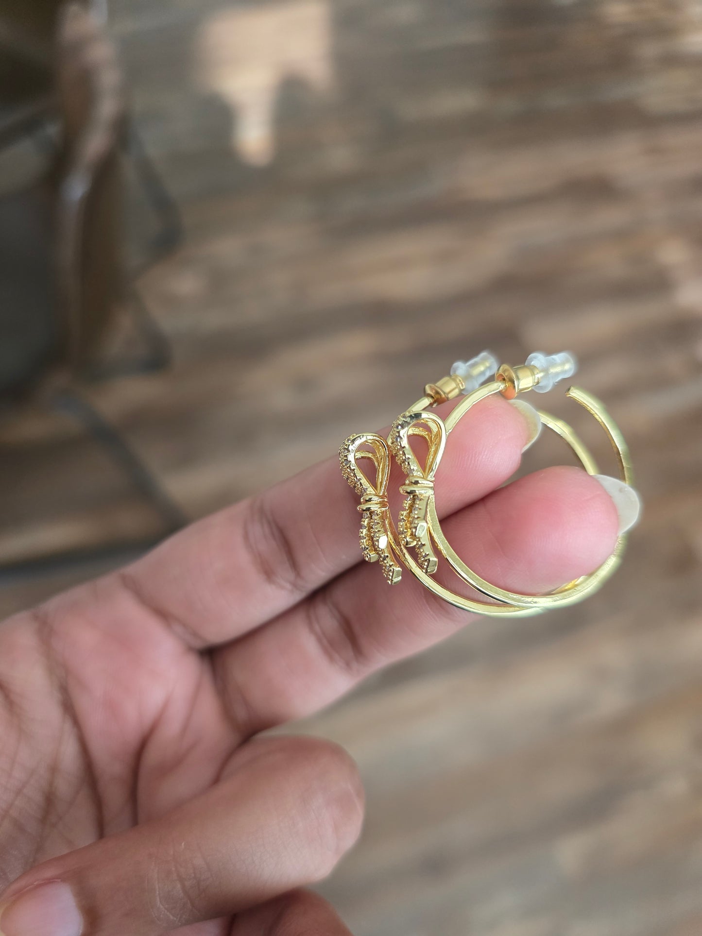 Ariana stainless contemporary hoop earrings collection