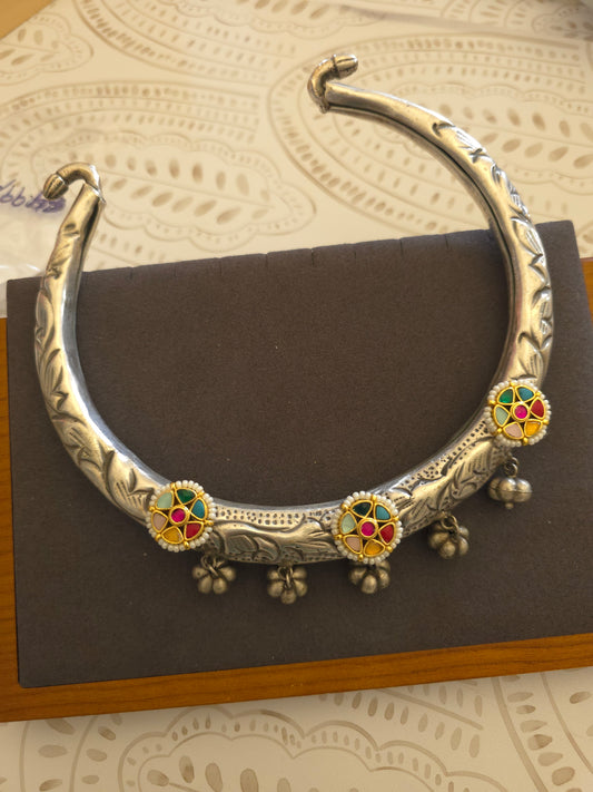 Achyutha fusion hasli necklace set