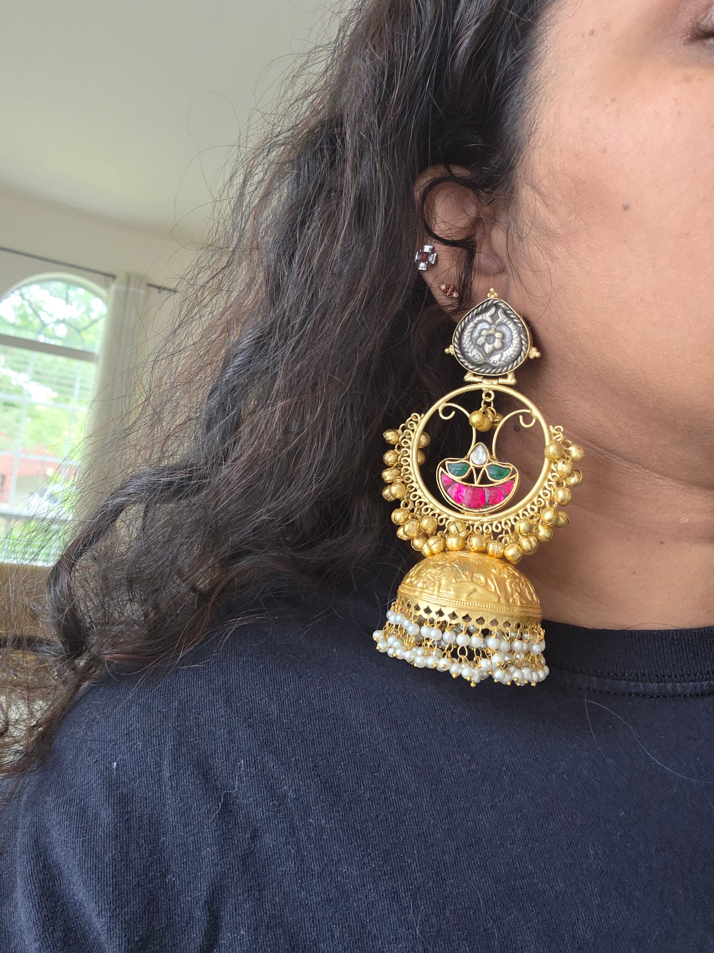 Arin contemporary Fusion earrings