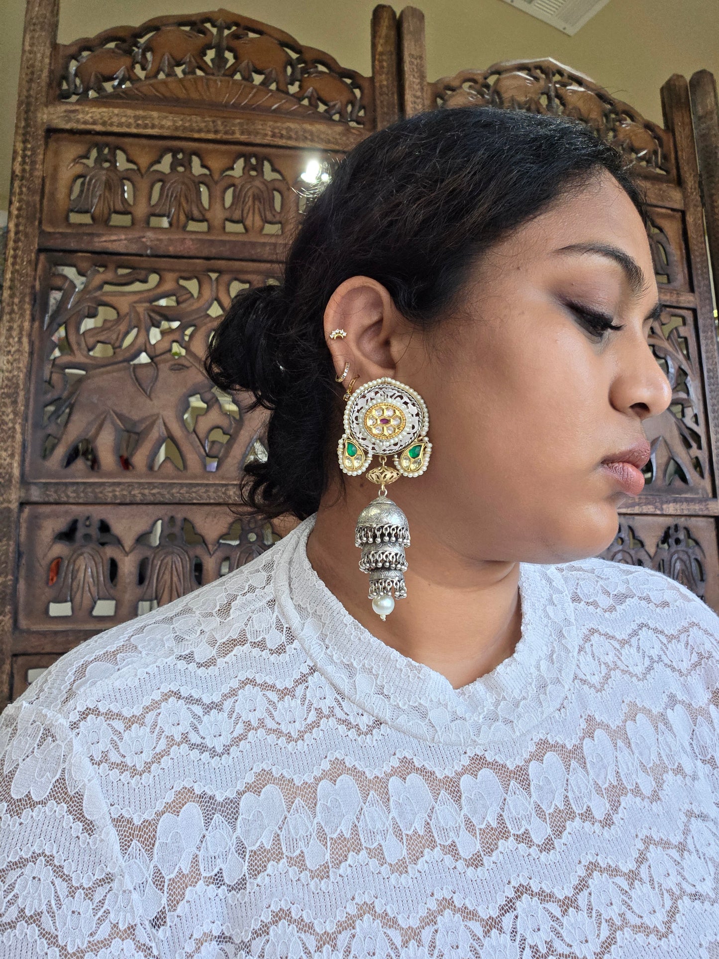 Arin contemporary Fusion earrings