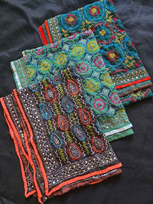 Georgette Phulkari Dupatta