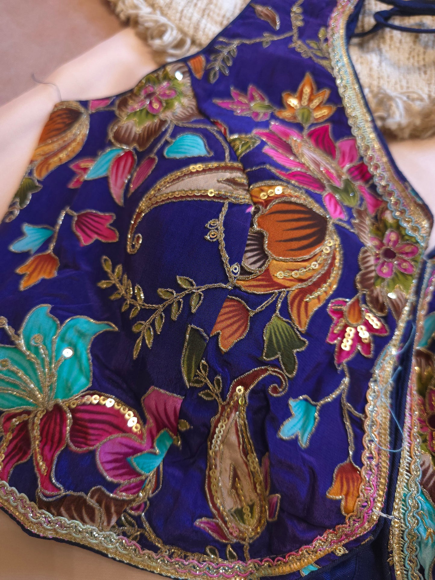 Crepe Viscose embroidered Blouse