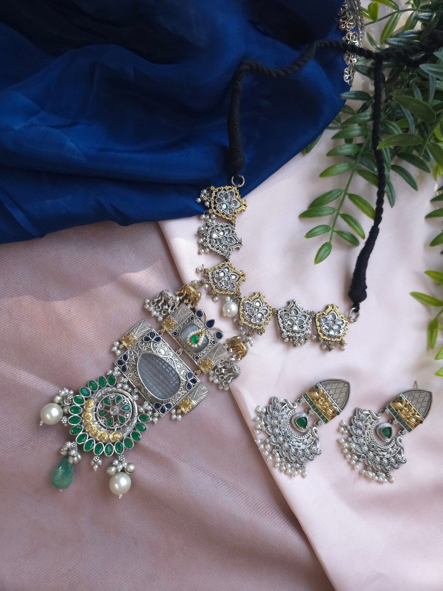 Akanksha fusion necklace  set