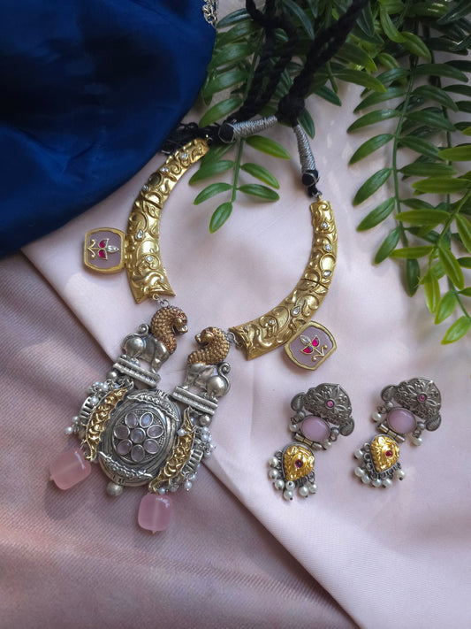 Akanksha fusion necklace  set