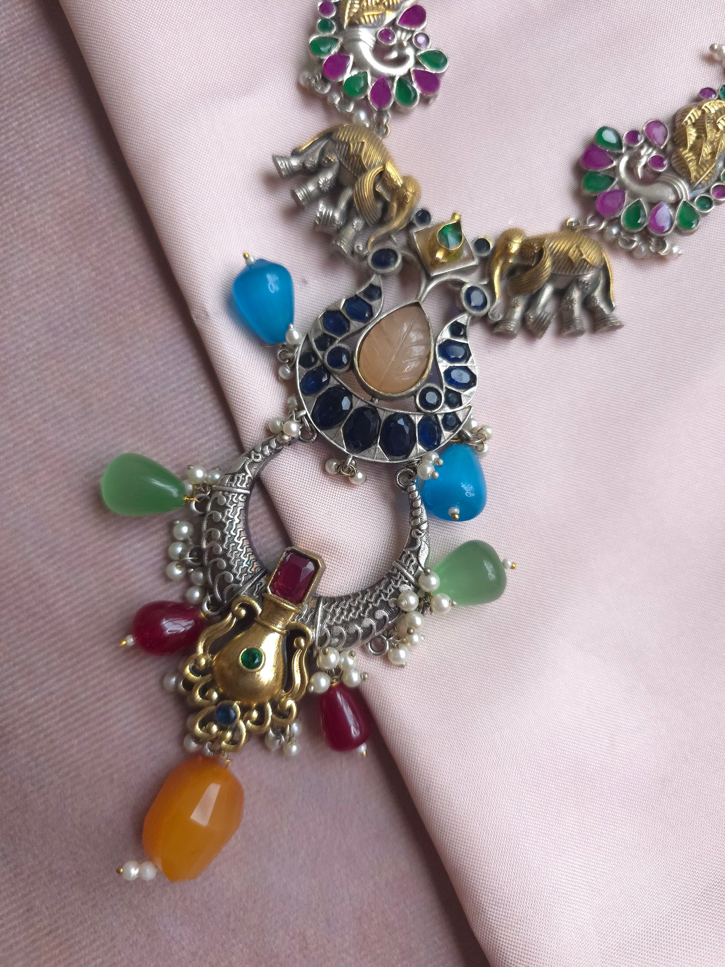 Akanksha fusion necklace set