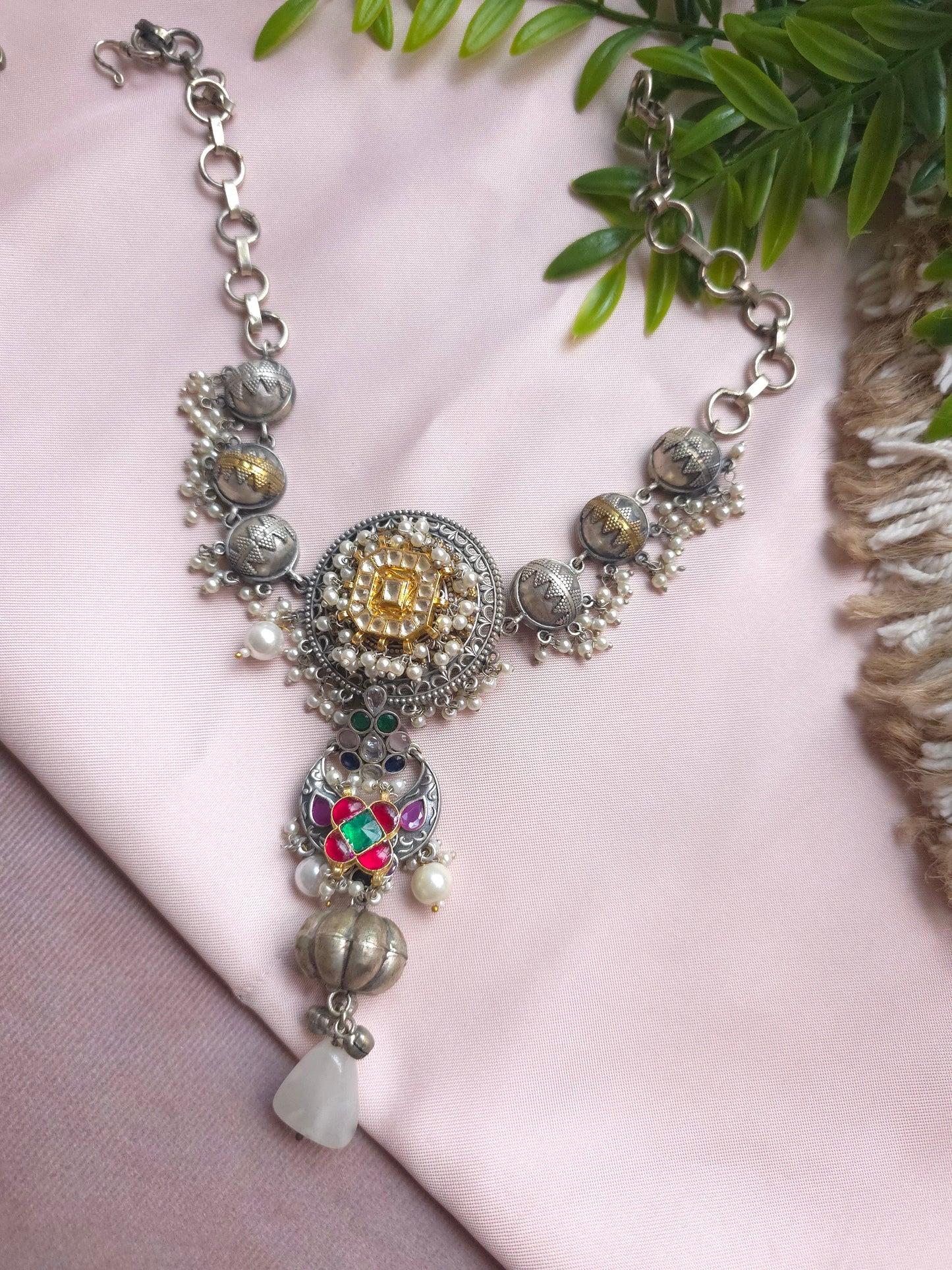 Akanksha fusion necklace set