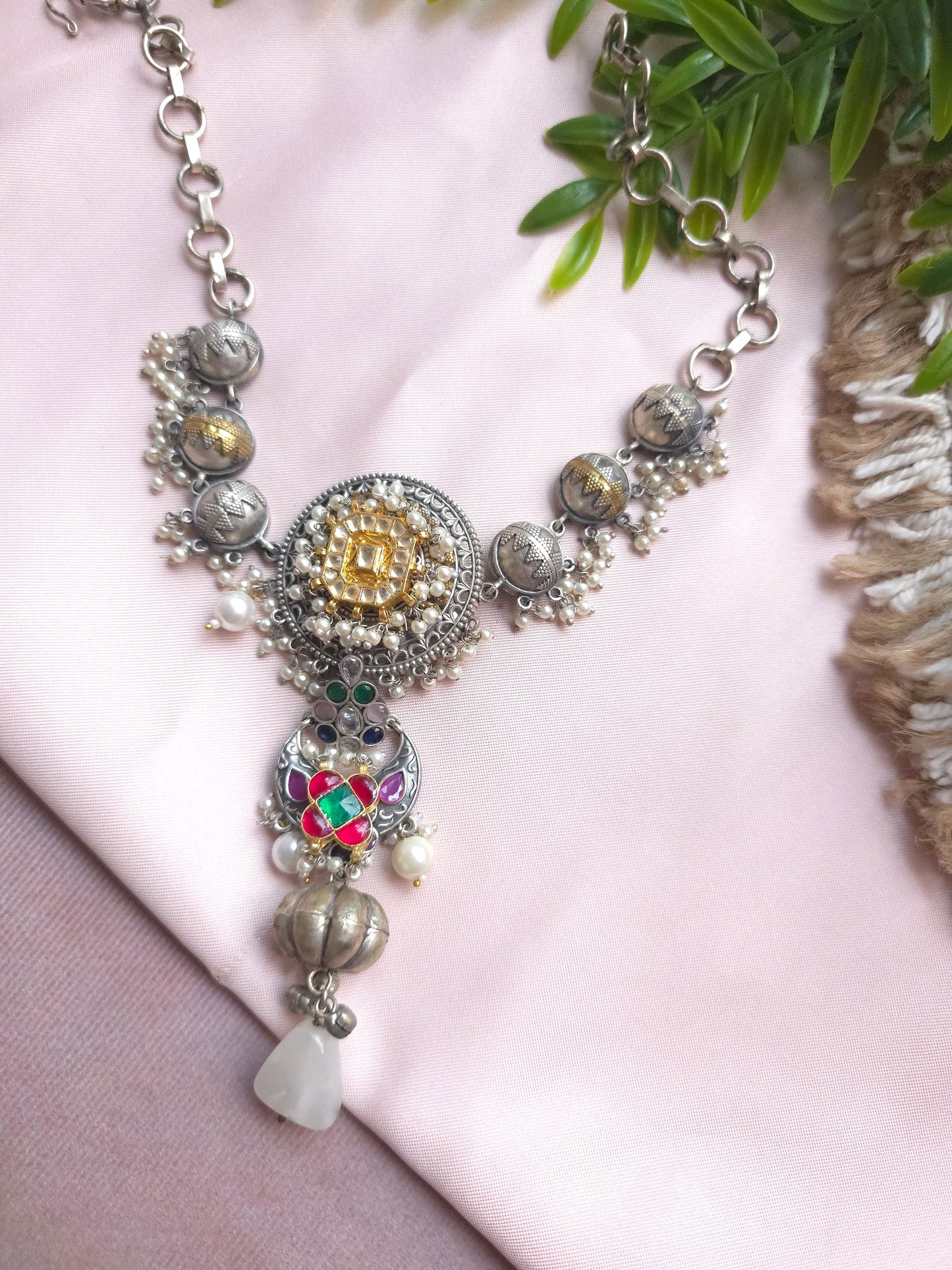 Akanksha fusion necklace set