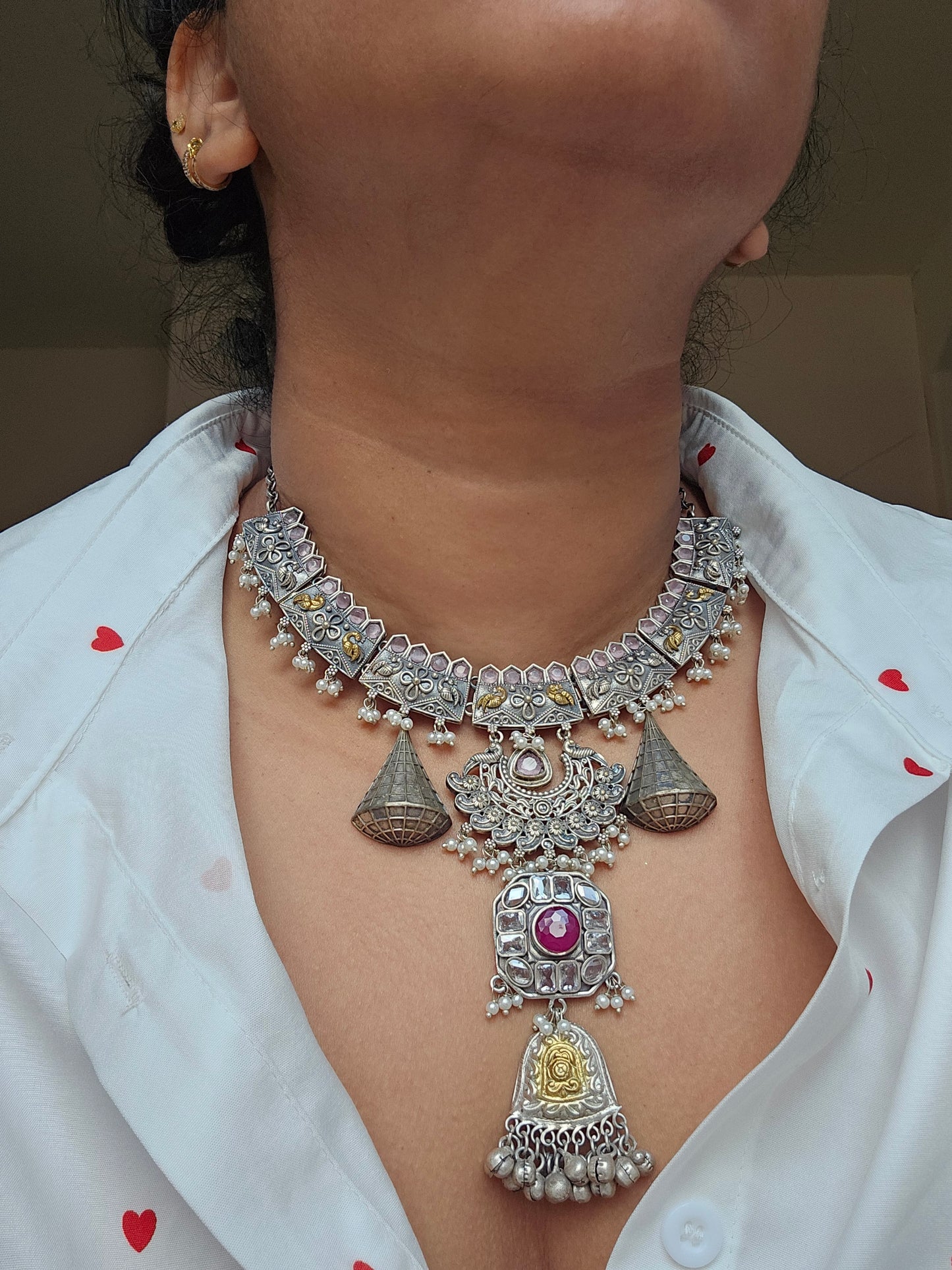 Akanksha fusion necklace  set