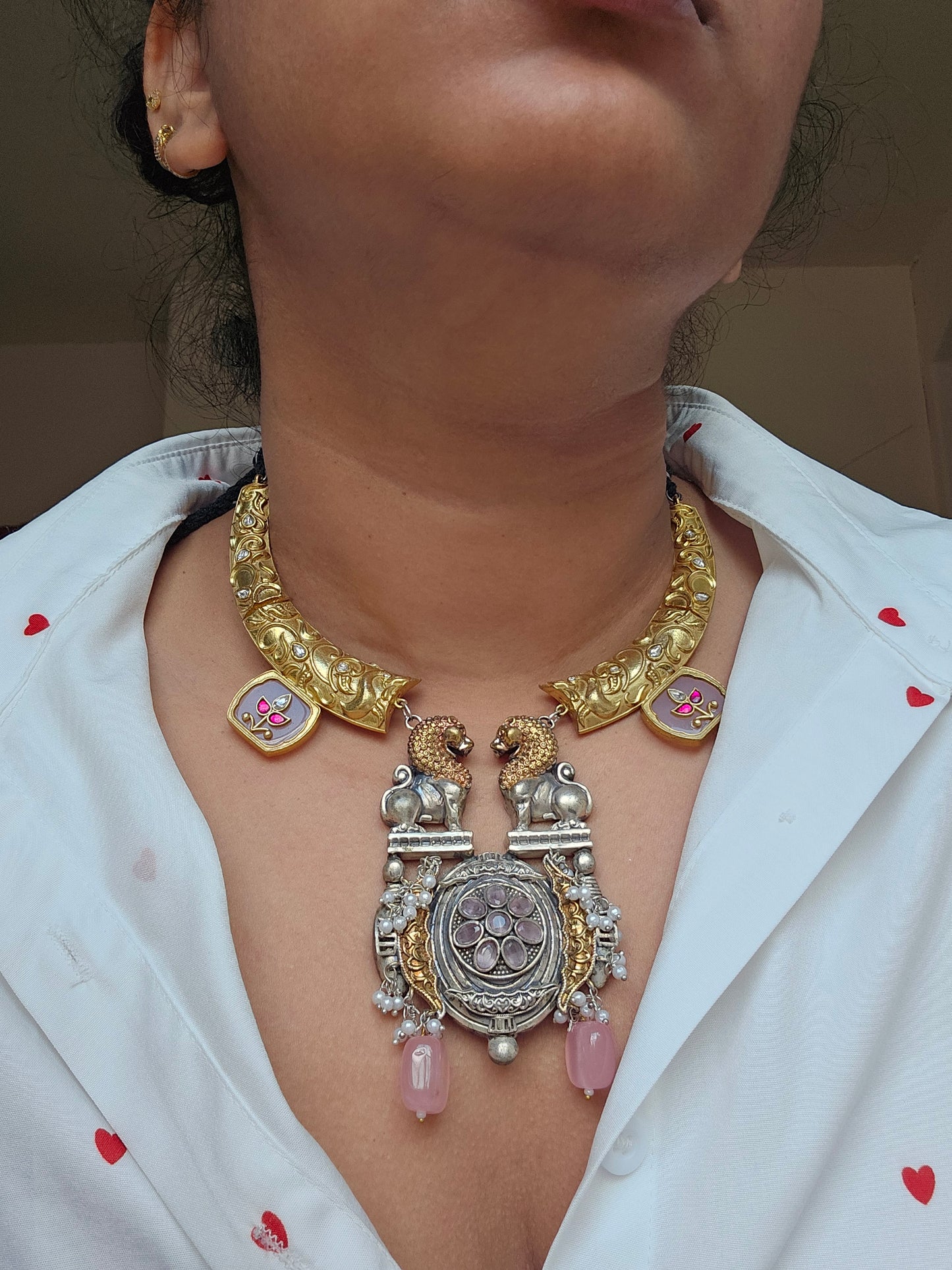 Akanksha fusion necklace  set