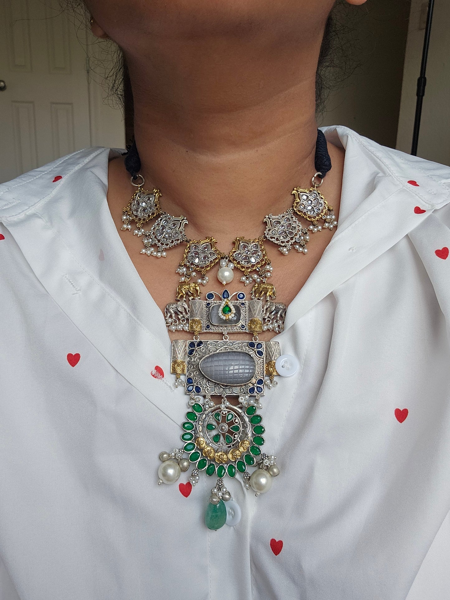 Akanksha fusion necklace  set