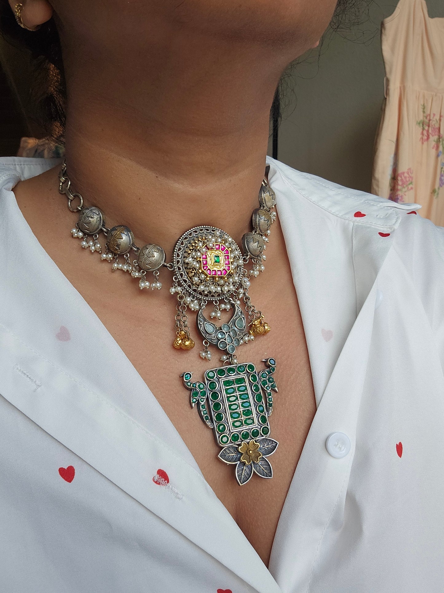 Akanksha fusion necklace set