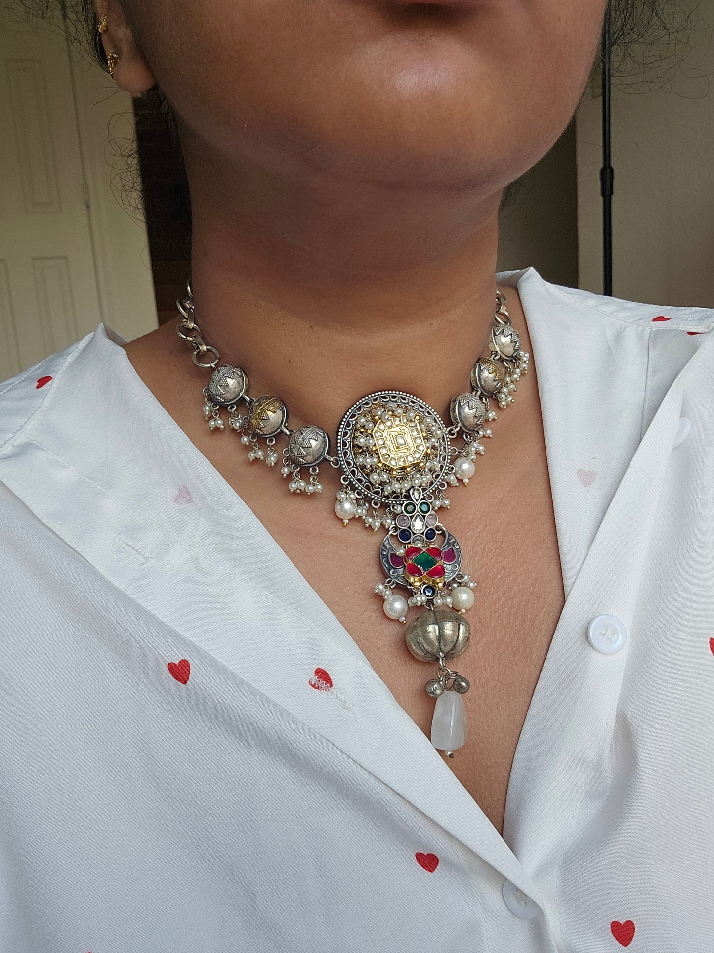 Akanksha fusion necklace set