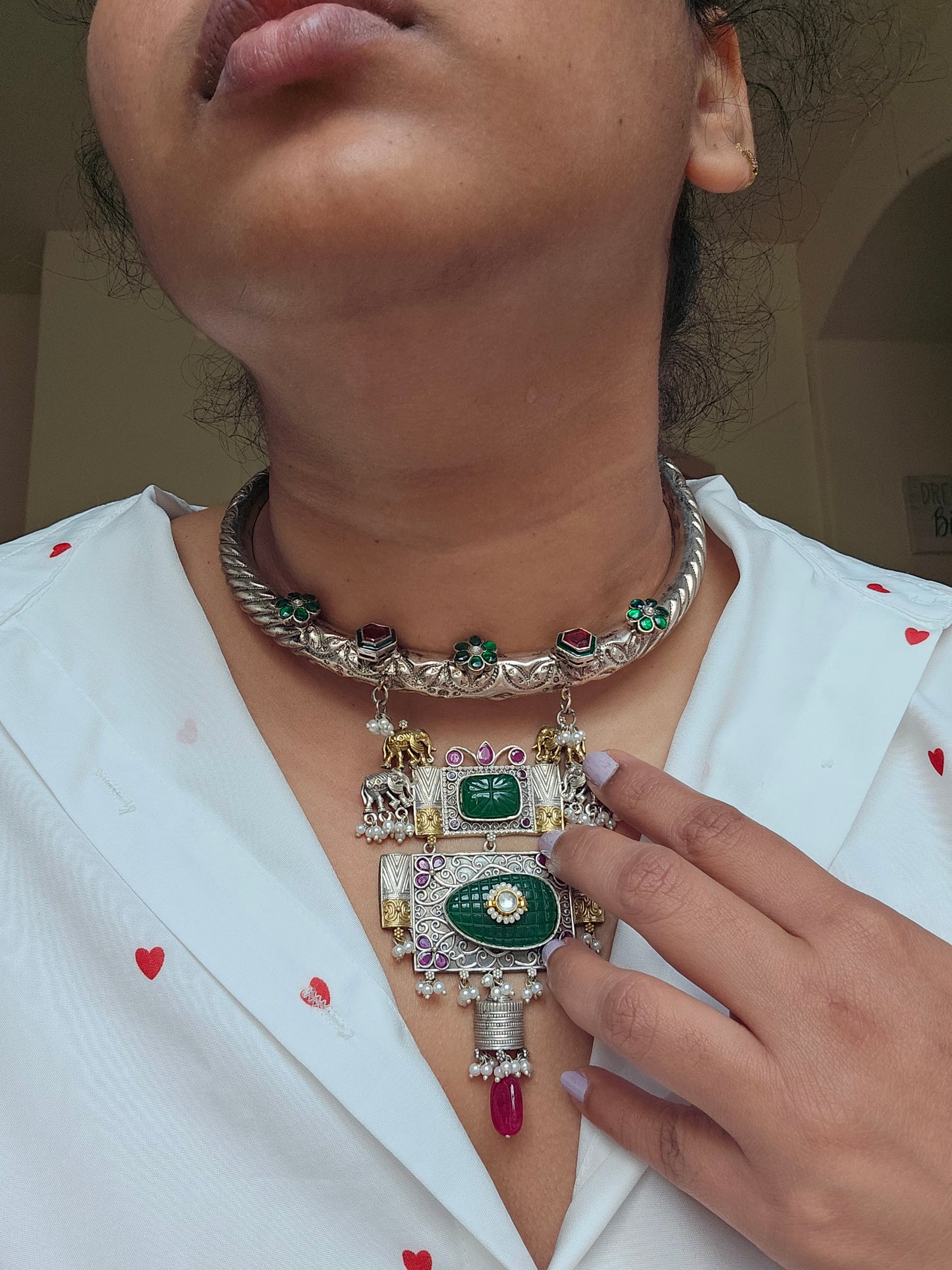 Akanksha fusion necklace set