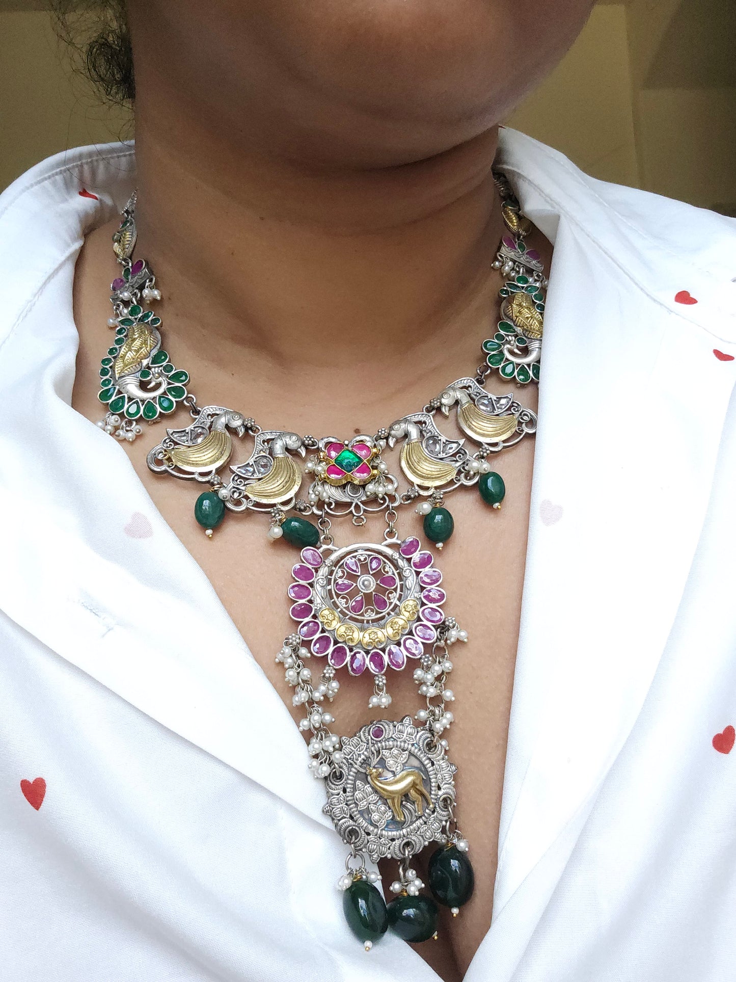Akanksha fusion necklace  set
