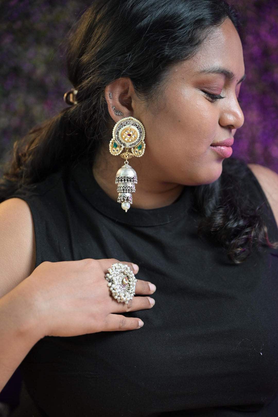 Arin contemporary Fusion earrings