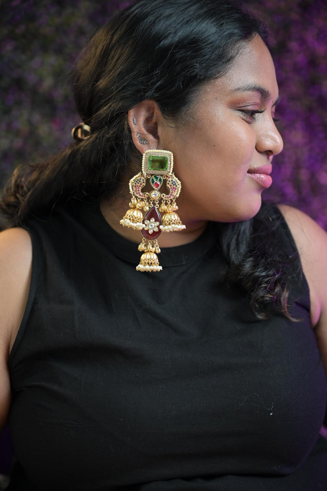 Arin contemporary Fusion earrings