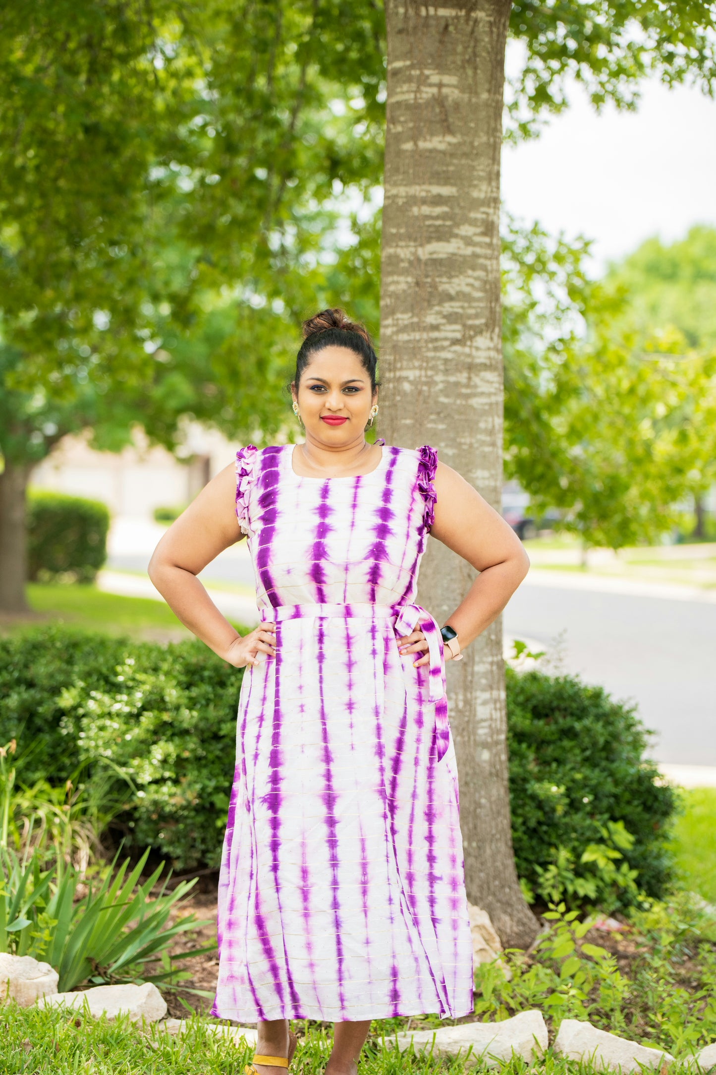 Bansal unique chanderi silk dress