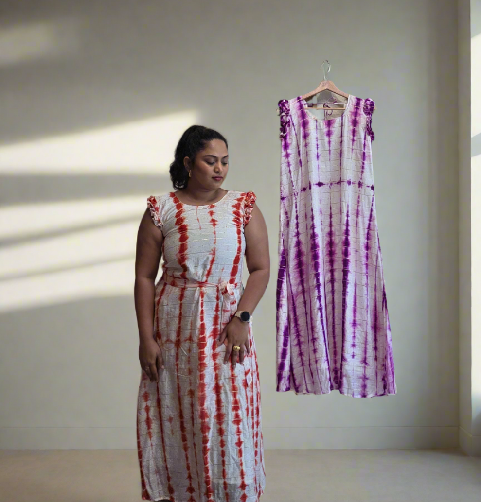 Bansal unique chanderi silk dress