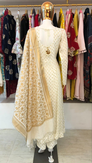 Aparajitha white cotton dress
