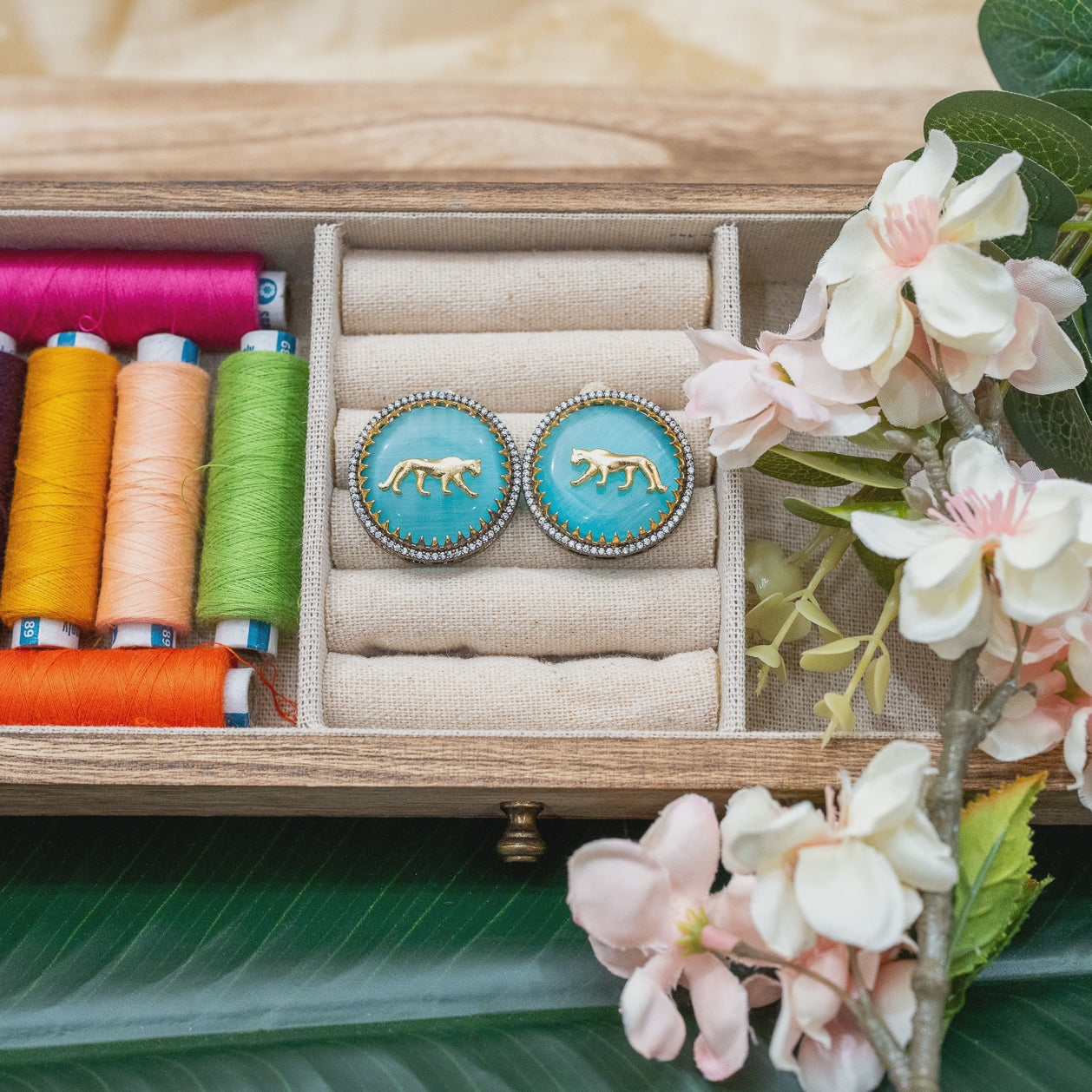 Hasika sabyasachi inspired contemporary earrings