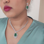 Deepika diamond replica necklace set