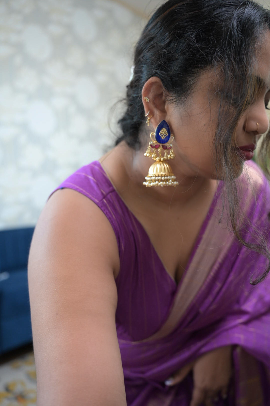 Arin contemporary Fusion earrings