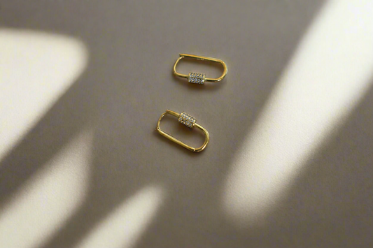 925 silver hoop earrings