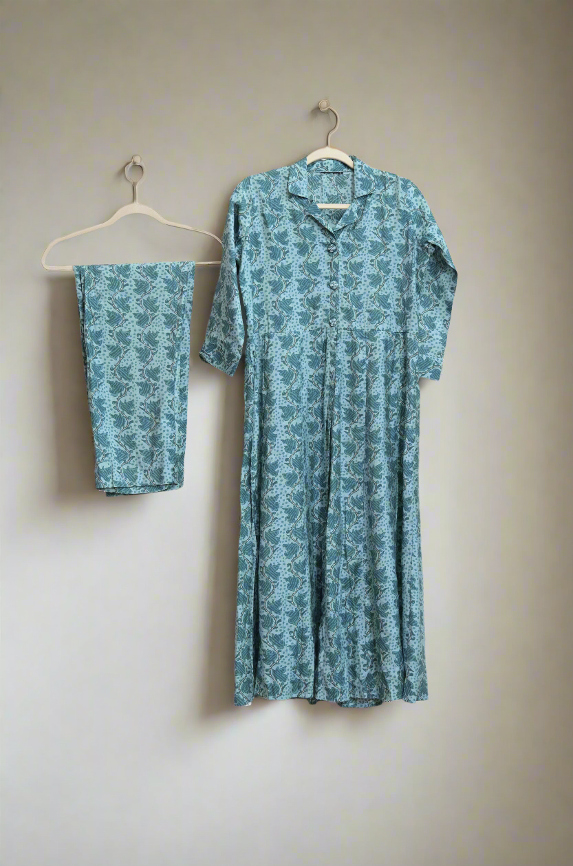 Muslin co-ord set dress