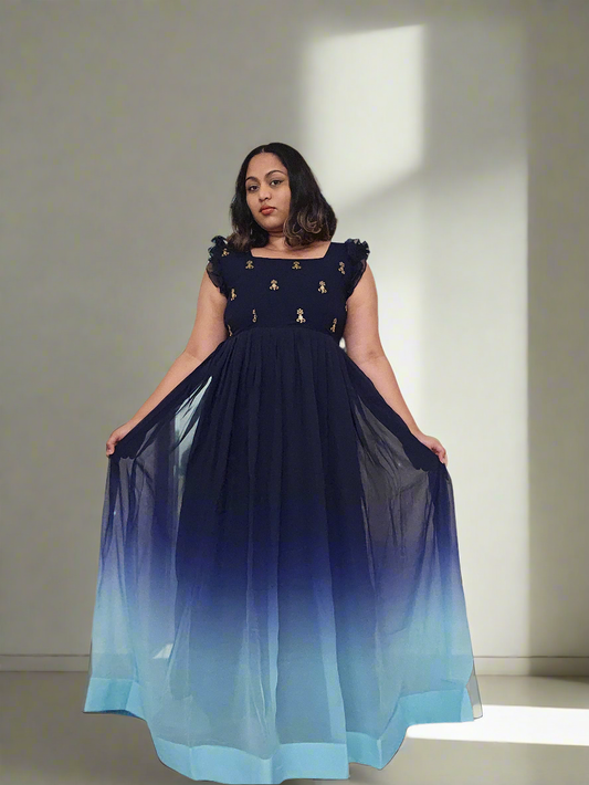 Georgette long dress