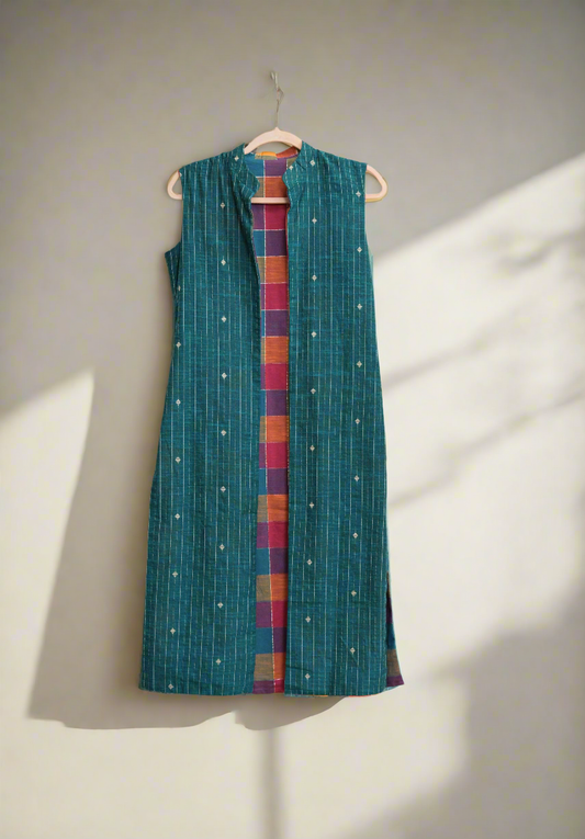Adhiya reversible cotton jacket