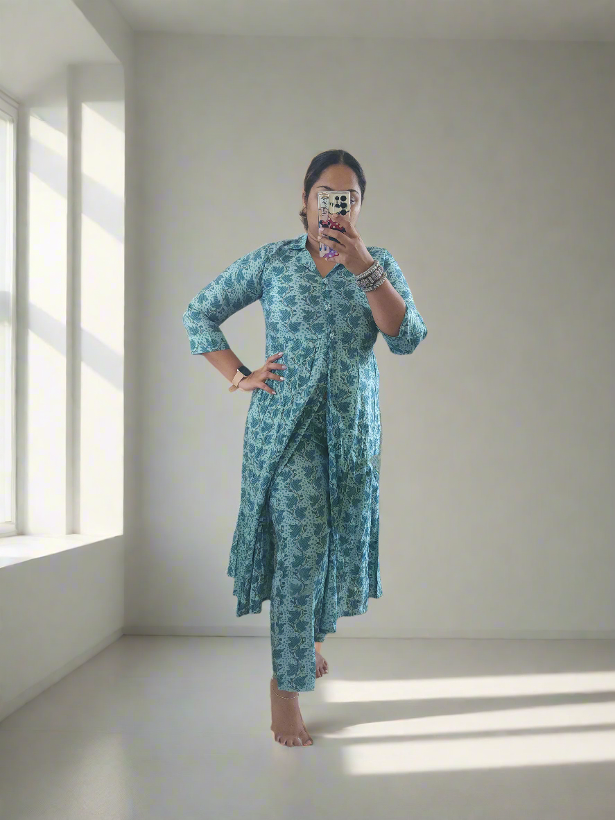 Muslin co-ord set dress
