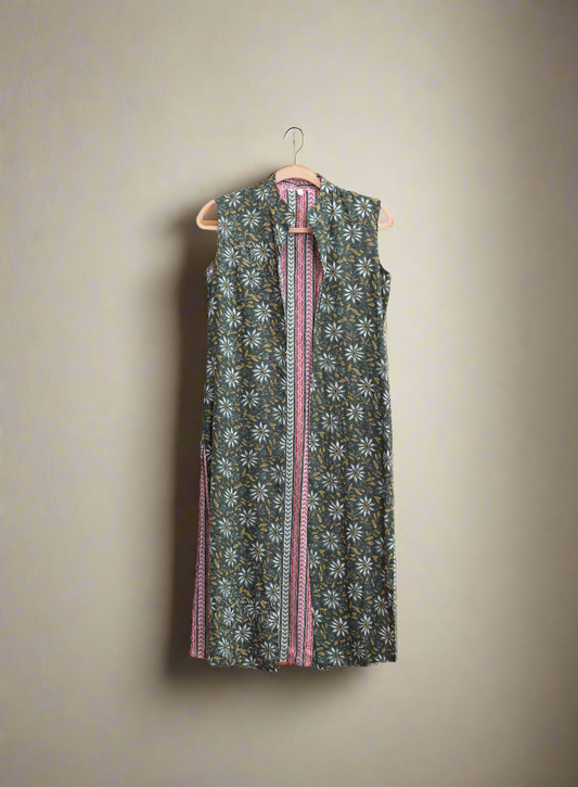 Adhiya reversible cotton jacket