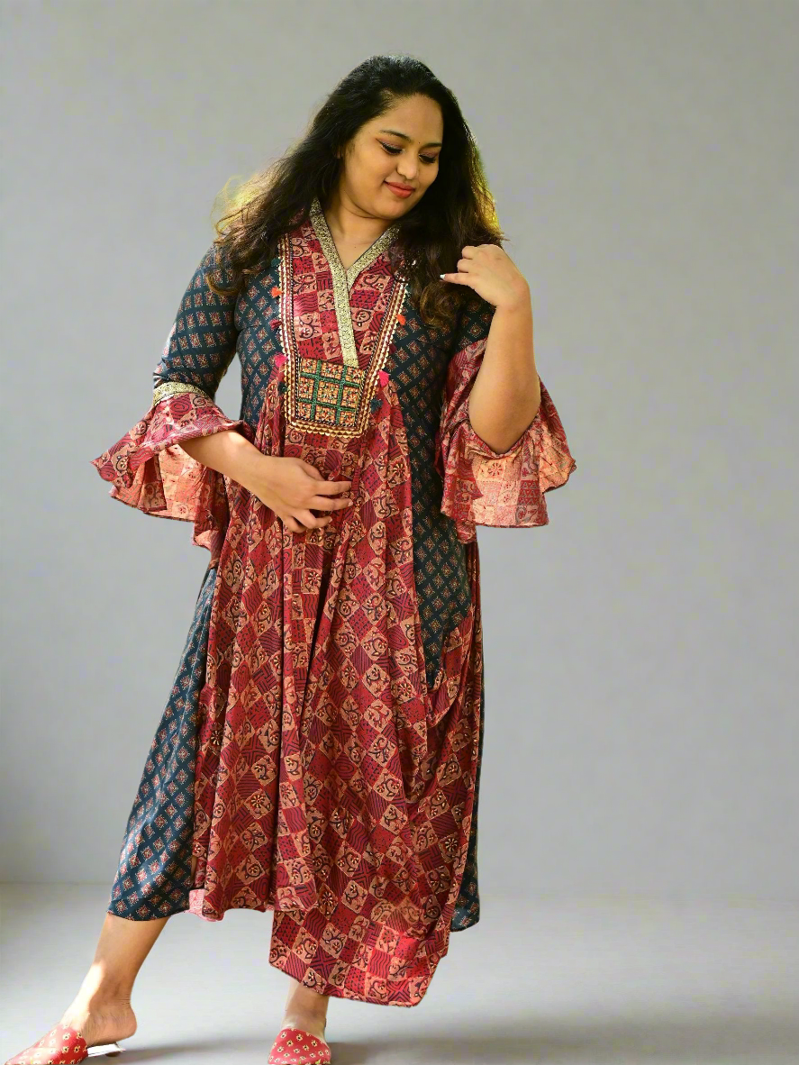 Bansal unique muslin silk dress
