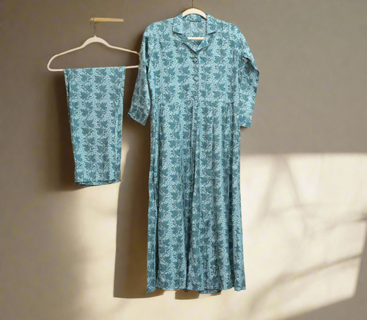 Muslin co-ord set dress