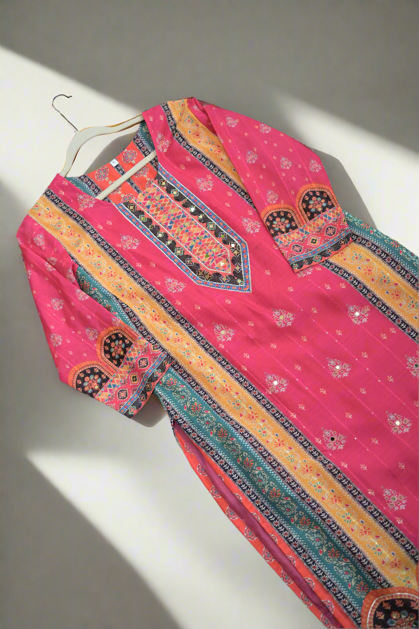 Muslin silk 3 piece set