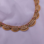 Bhani goldplated statement choker necklace set